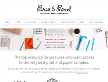 Tablet Screenshot of parseandparcel.com